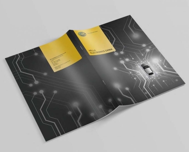 工业品产业公司宣传册设计-汽车企业画册设计-海拉电子品牌策划设计